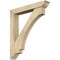 Ekena Millwork Imperial Traditional Rough Sawn Bracket w/ Offset Brace, Douglas Fir, 6"W x 36"D x 40"H BKT0604X36X40IMP01RDF - alternate 1